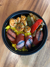 Garlic Shrimp & Grilled Kielbasa (THURS-FRI)